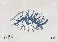 The Plum Stitchery Lia Burke Libaire The Eye Needlepoint Canvas