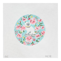 The Plum Stitchery Madcap Cottage Weenie Needlepoint Canvas