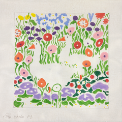The Studio Midwest Ducks in the Garden Needlepoint Canvas