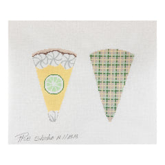 The Studio Midwest Key Lime Pie Scissors Case Needlepoint Canvas