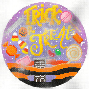 The Meredith Collection Twelve Trick or Treat Candy Needlepoint Canvas
