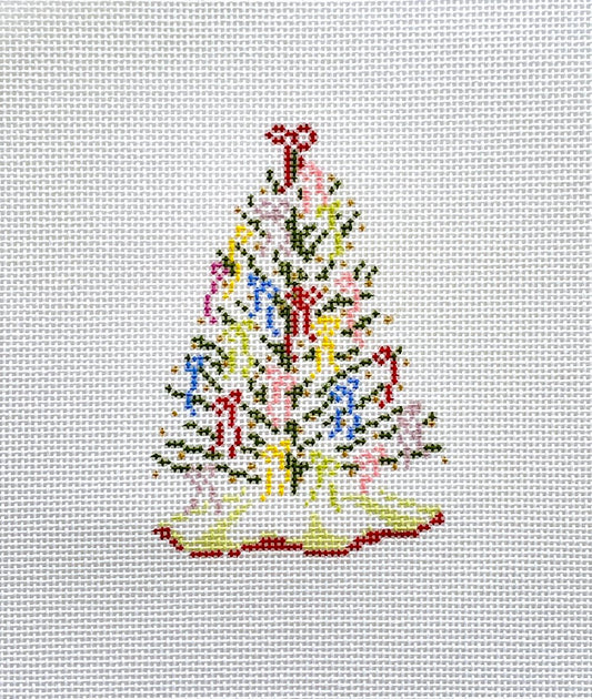 The Plum Stitchery Christmas Tree Needlepoint Canvas