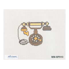 Tilli Tomas Misty Morrow Antique Phone Needlepoint Canvas