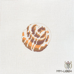 Tilli Tomas Misty Morrow Cinnamon Roll Needlepoint Canvas