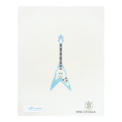Tilli Tomas Misty Morrow Flying V Needlepoint Canvas - Blue