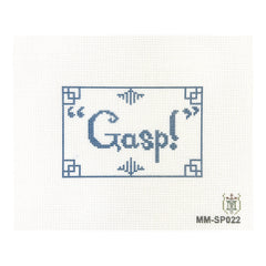 Tilli Tomas Misty Morrow Gasp Needlepoint Canvas