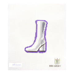 Tilli Tomas Misty Morrow Gogo Boot Needlepoint Canvas