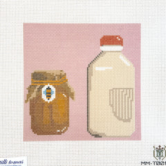 Tilli Tomas Misty Morrow Milk & Honey Needlepoint Canvas