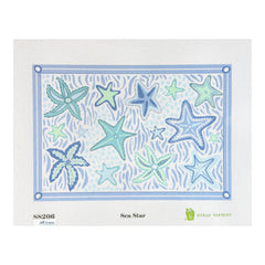 Tilli Tomas Susan Sargent Sea Star Needlepoint Canvas