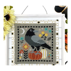 Tiny Modernist The Black Crow Cross Stitch Pattern