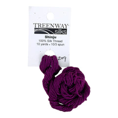 Treenway Silks Shinju - 209 Wild Bordeaux