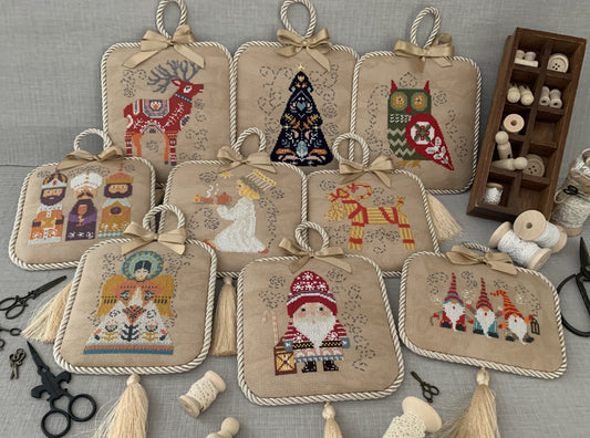 Twin Peaks Primitives Quirky Christmas 2024 Cross Stitch Pattern