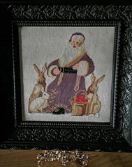 Twin Peaks Primitives Santa 2025 Cross Stitch Pattern