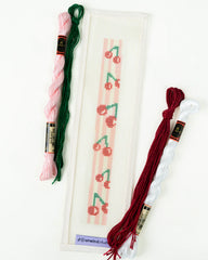 Unwind Studio Cherries Key Fob Needlepoint Kit