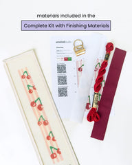 Unwind Studio Cherries Key Fob Needlepoint Kit