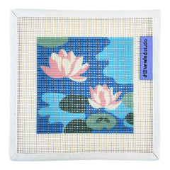 Unwind Studio Claude Monet Water Lilies Needlepoint Canvas