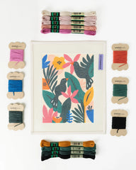Unwind Studio Myriam Van Neste Colorful Jungle Needlepoint Kit