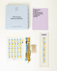 Unwind Studio Lemons Key Fob Needlepoint Kit