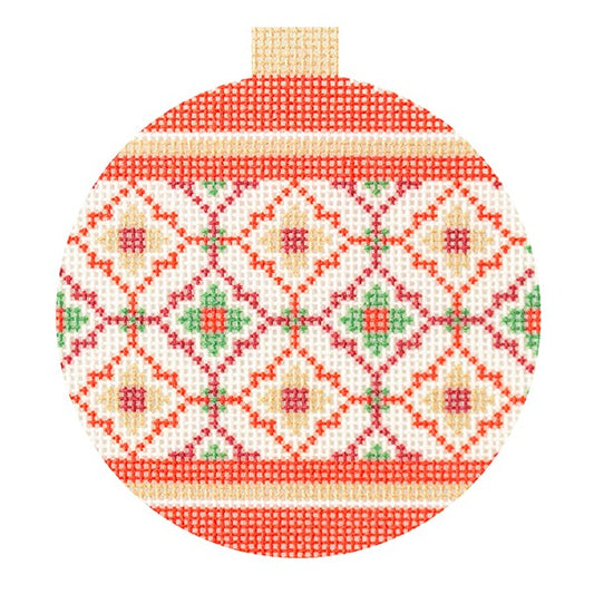 Needlepoint To Go Verona Bauble - Milano Needlepoint Canvas