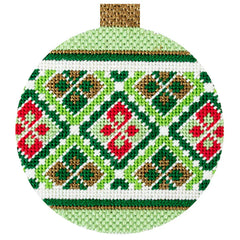 Needlepoint To Go Verona Bauble - San Giovanni Needlepoint Canvas