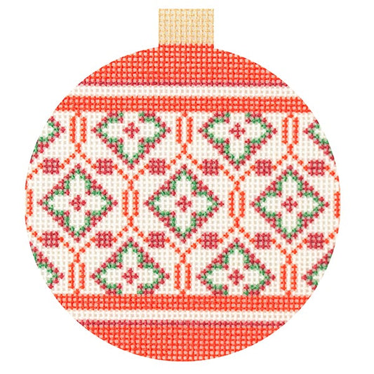 Needlepoint To Go Verona Bauble - Vincenza Needlepoint Canvas