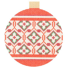 Needlepoint To Go Verona Bauble - Vincenza Needlepoint Canvas