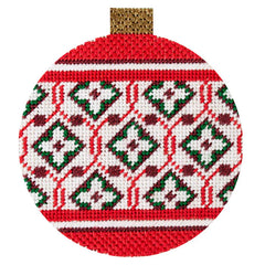 Needlepoint To Go Verona Bauble - Vincenza Needlepoint Canvas