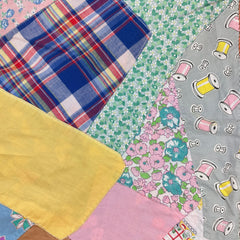 Vintage 1940s-50s Crazy Quilt with Brocade Back