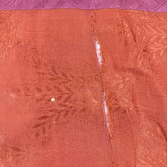 Vintage 1940s-50s Crazy Quilt with Brocade Back