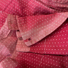 Vintage Log Cabin Patchwork Quilt