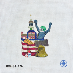 Wheelhaus Needlepoint Philly Boat Tote Needlepoint Canvas