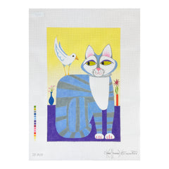 Zecca Karen Hennessey Hello Friend Needlepoint Canvas