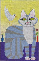 Zecca Karen Hennessey Hello Friend Needlepoint Canvas