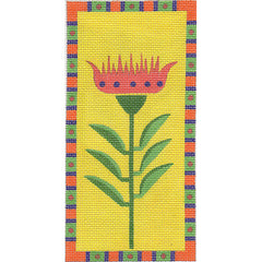 Zecca Karen Hennessey Red Tulip Needlepoint Canvas