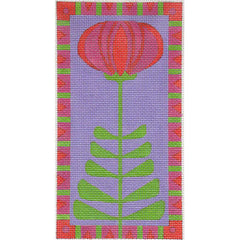 Zecca Red Bud Eyeglass Case Needlepoint Canvas