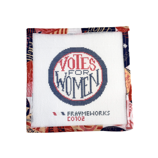 Fraymeworks Votes for Women Needlepoint Canvas