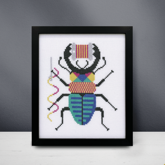 Boomerang Stitches European Stitchy Bug Cross Stitch Pattern