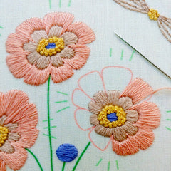 Cozyblue Handmade True Bloom Embroidery Kit