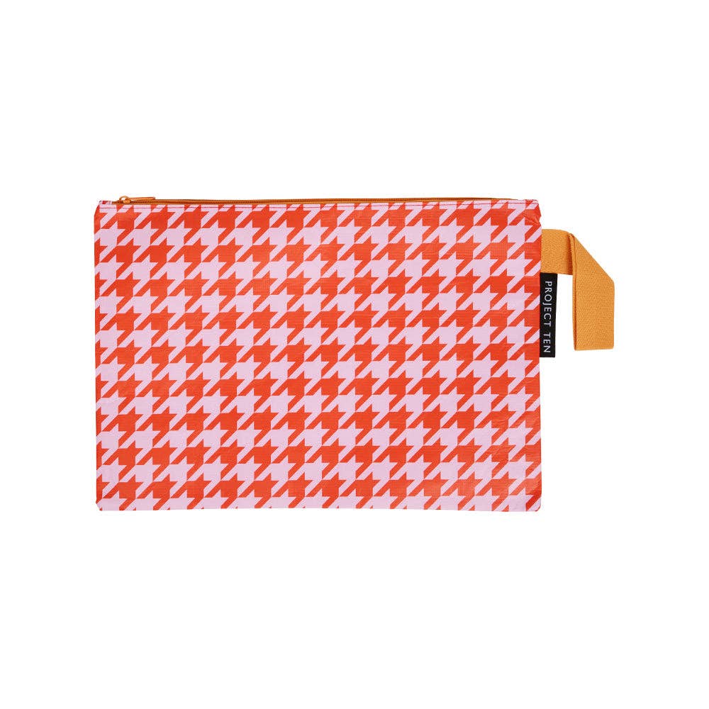 Project Ten Houndstooth Large Project Bag