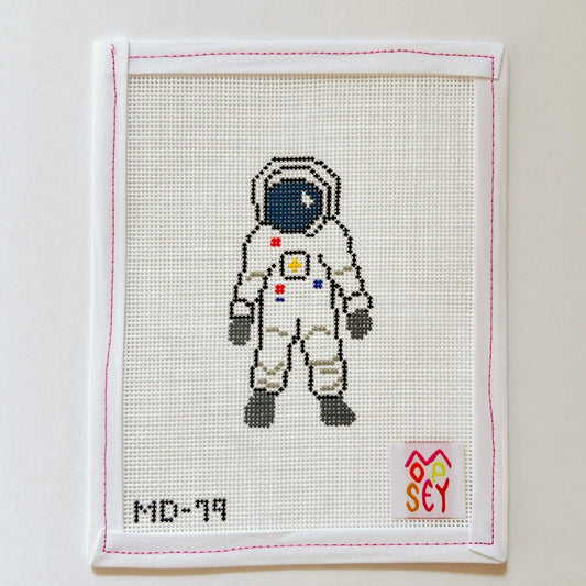 Mopsey Designs Fly Me to the Moon Needlepoint Canvas
