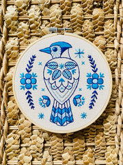 Hook Line and Tinker Embroidery Kits - Blue Jay Complete Embroidery Kit