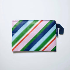 Project Ten Large Zip Project Bag – Rugby Stripe