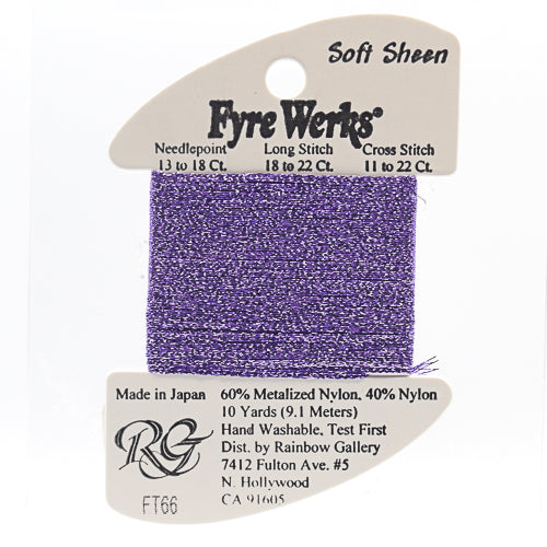 Rainbow Gallery Fyre Werks Soft Sheen - 66 Orchid