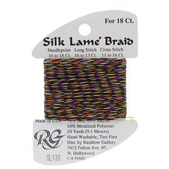 Rainbow Gallery Silk Lame Braid 18 - 133 Halloween