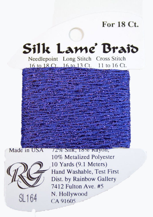 Rainbow Gallery Silk Lame Braid 18 - 164 Wisteria