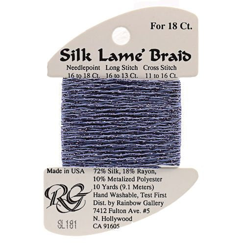 Rainbow Gallery Silk Lame Braid 18 - 181 Hydrangea