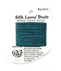 Rainbow Gallery Silk Lame Braid 13 - 119 Blue Sapphire