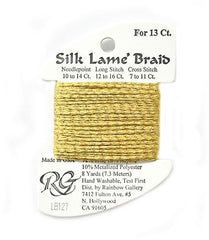 Rainbow Gallery Silk Lame Braid 13 - 127 Golden Yarrow