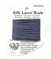 Rainbow Gallery Silk Lame Braid 13 - 165 Dark Wisteria