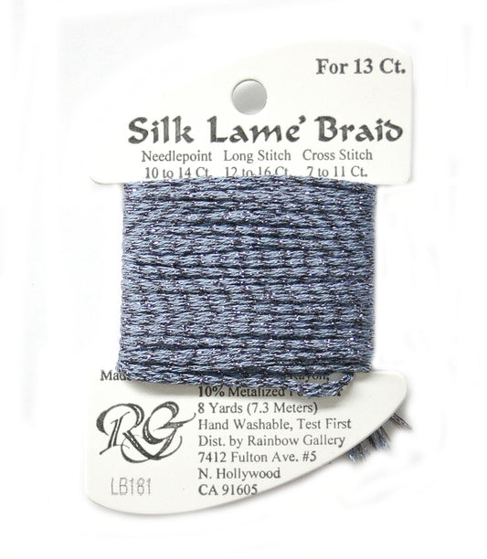 Rainbow Gallery Silk Lame Braid 13 - 181 Hydrangea